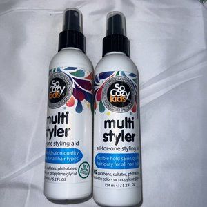 2 pack So Cozy Kids® Multi Styler All-For-One Hair Styling Aid • 5.2 fl oz